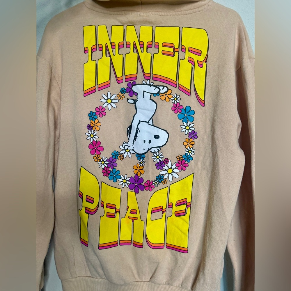 Peanuts snoopy inner peace hoodie